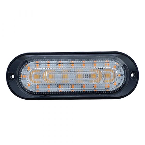 Amber-Warning-Lamp-with-DRL-Halo-Front-View-Part-No-1001-1745