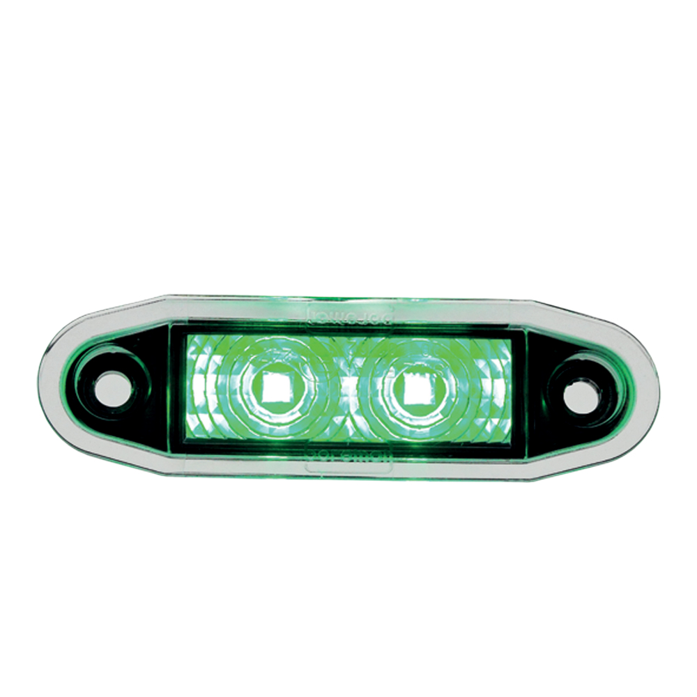 Easy Fit Flush Marker Fit Lamp – Green – Part No 1001-4500-G