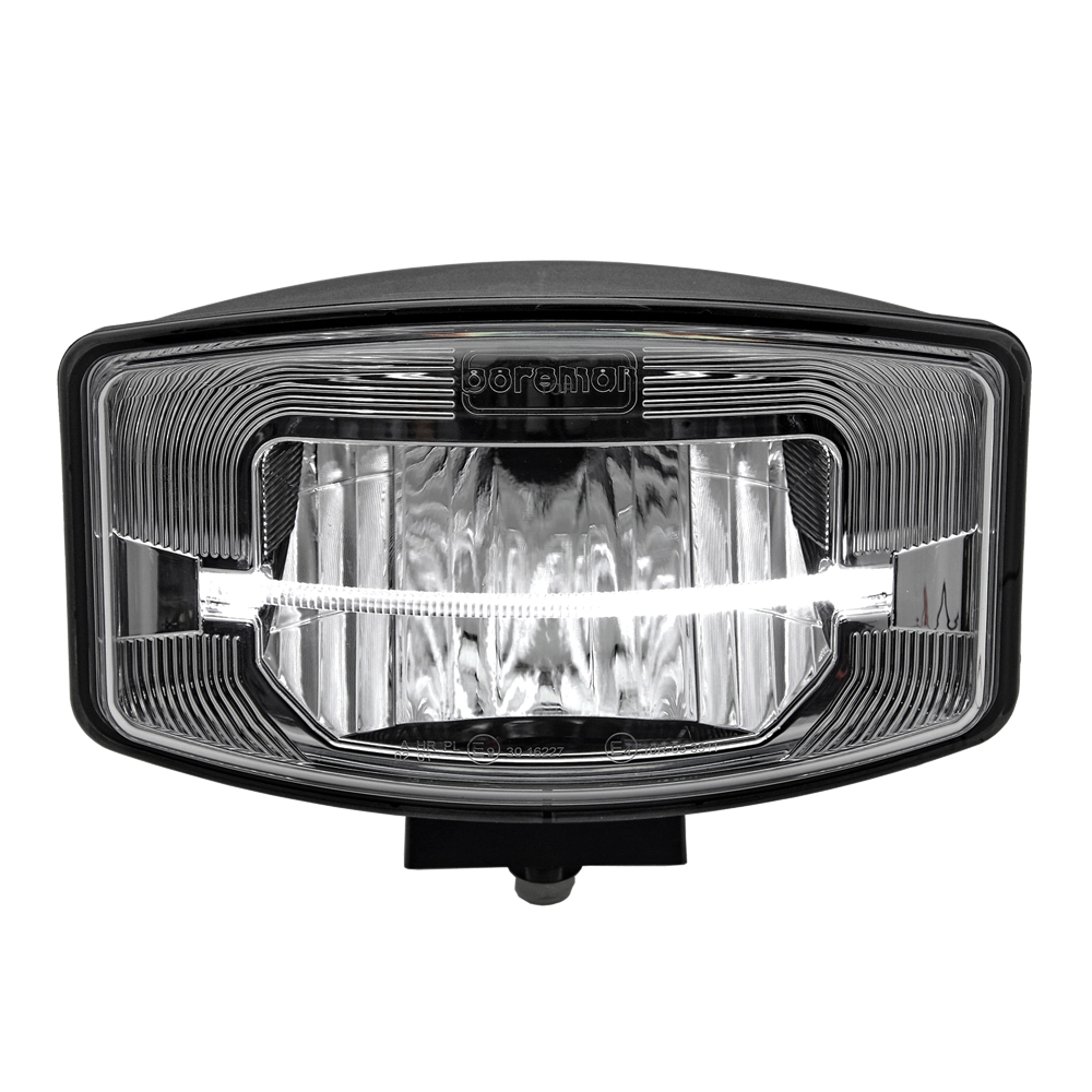 Full LED Driving Lamp with Light Bar – Smoked Chrome – Part No 1001-1670