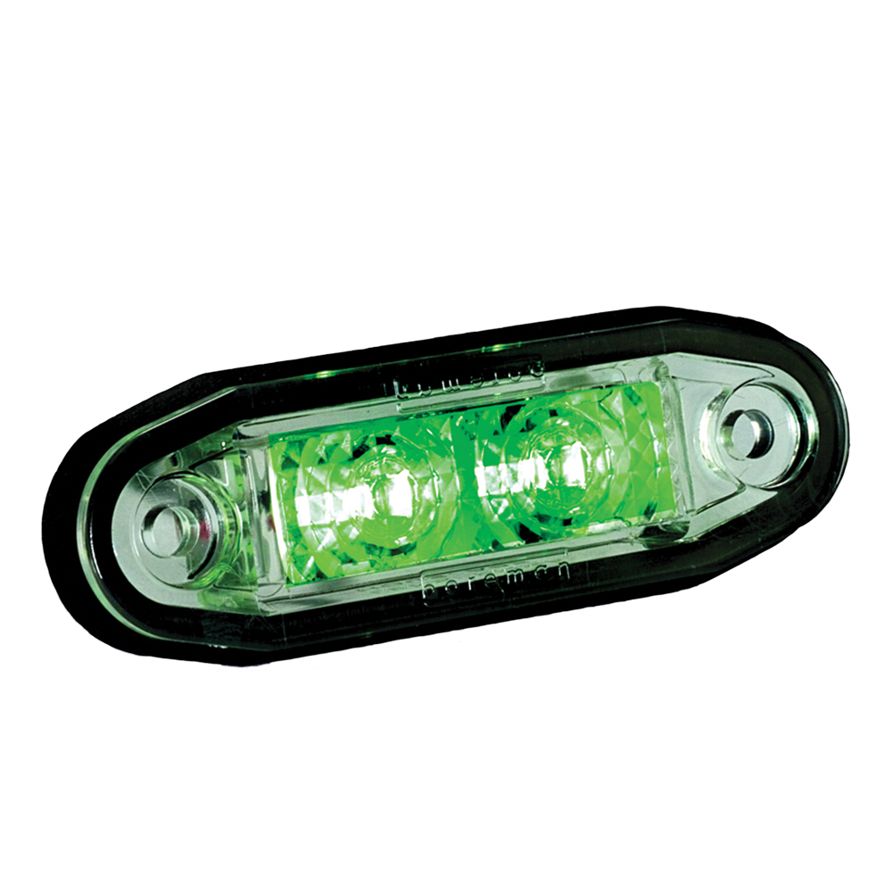 LED Cosmetic Marker Lamps – Green – Part No 1001-3005-G