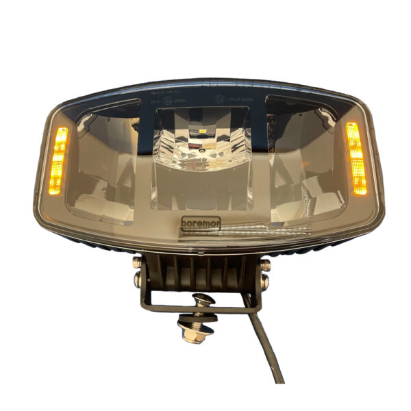 LED Oval Driving Lamp with Amber or Clear Position Light - Amber Position Light - Part No 1001-1650