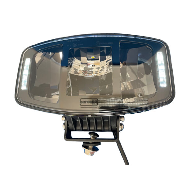 LED Oval Driving Lamp with Amber or Clear Position Light - Amber Position Light - Part No 1001-1650