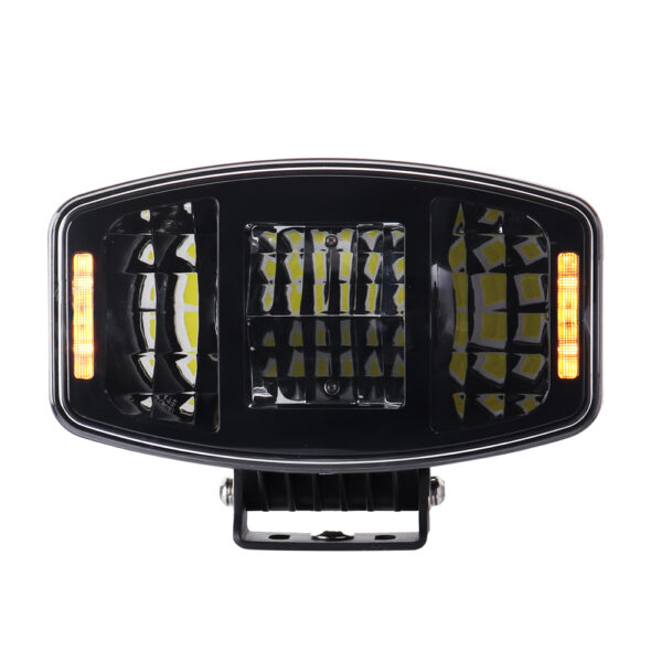 LED-Oval-Driving-Lamp-with-Clear-or-Amber-Position-Lamp-Amber-Front1-Part-No-1001-1650