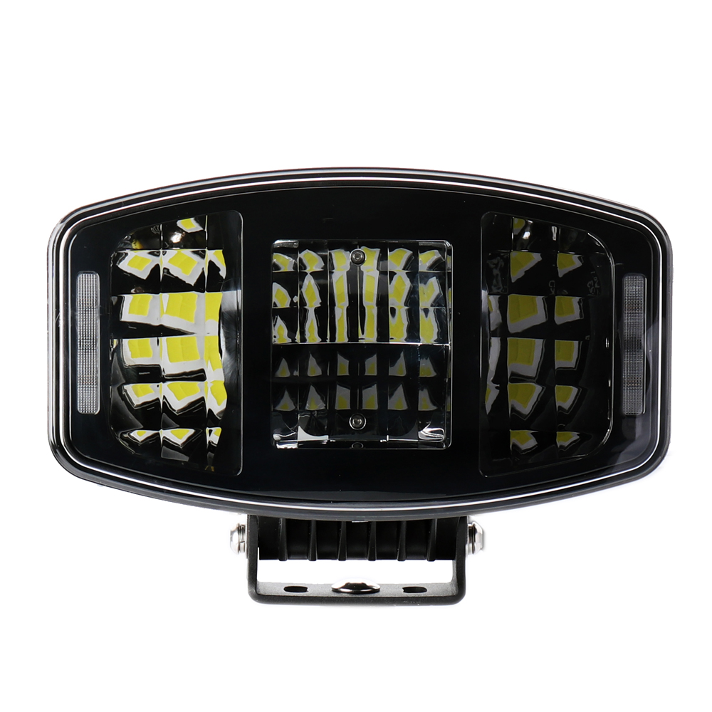 LED Oval Driving Lamp with Clear or Amber Position Lamp – Front2 – Part No 1001-1650