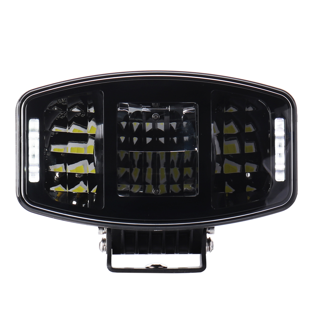 LED Oval Driving Lamp with Clear or Amber Position Lamp – Front5 – Part No 1001-1650